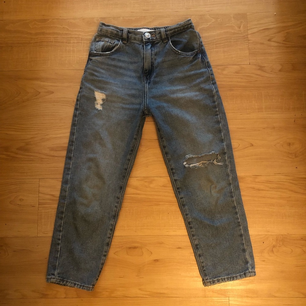 Girls Zara mom jeans